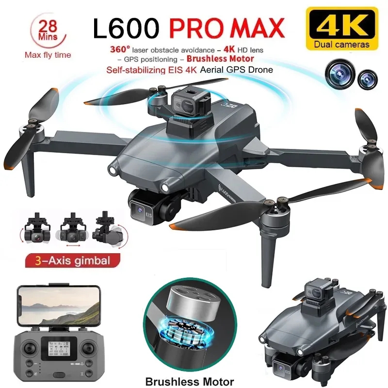 L600 PRO MAX GPS Drone Profess - Drone Gimbal review and price