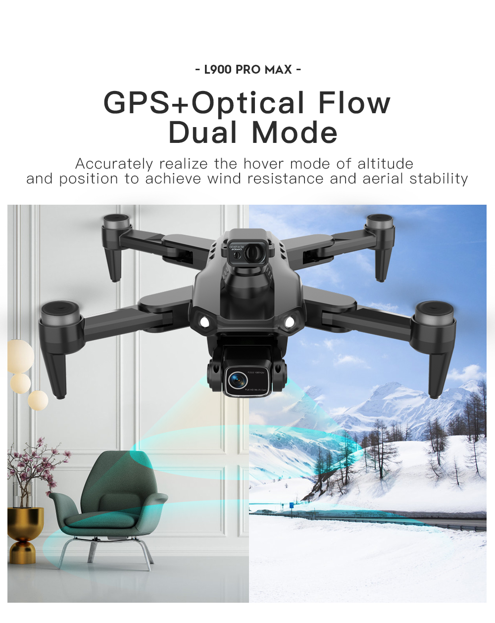 LYZRC L900 PRO MAX Laser Obsta - Drone Gps Mount review and price